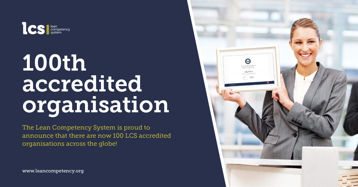 100 LCS Accredited Organisations!